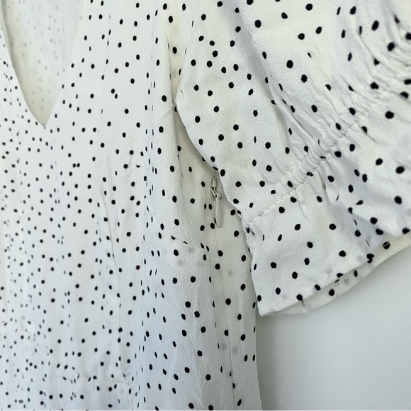 & Other Stories V-Neck Puff Sleeve Mini Dress - Picture 5 of 11